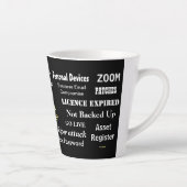 IT Swear Words Funny CIO Computing Geschenk Milchtasse (Rechts)