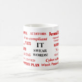 IT Swear Words Funny Information Technology Tasse (Mittel)