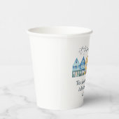 "It take a Village" Adoption / Foster Dusche Pappbecher (Rechts)