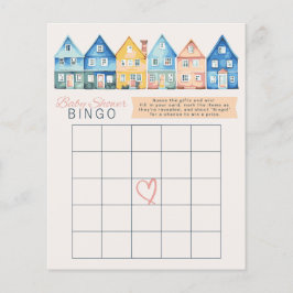 "It take a Village" Baby Dusche Bingo Spiel