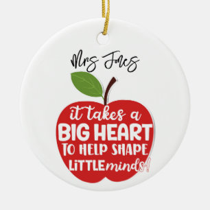 It Takes a big heart to shape litle minacher Keramik Ornament