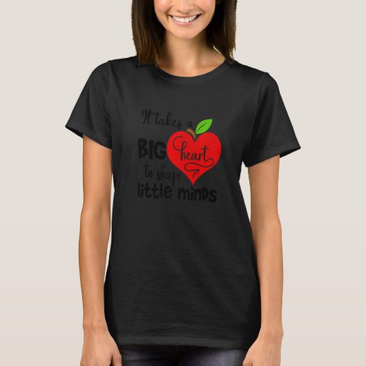 It Takes A big Heart To Shape Little Minds Premium T-Shirt (Vorderseite)