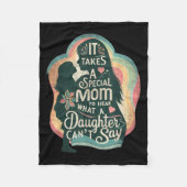 It Takes A Special Mom To Hear Autism Daughter Can Fleecedecke (Vorderseite)