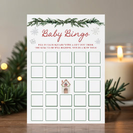 It Takes a Village Baby Shower Bingo Card Einladung