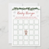It Takes a Village Baby Shower Bingo Card Einladung (Vorderseite)