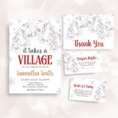 It Takes a Village Baby Shower Einladung