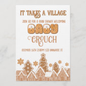 "it takes a village" baby shower invitation  einladung (Vorderseite)