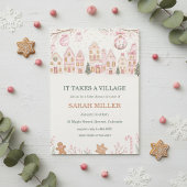 It Takes a Village Baby Shower Invitation Einladung
