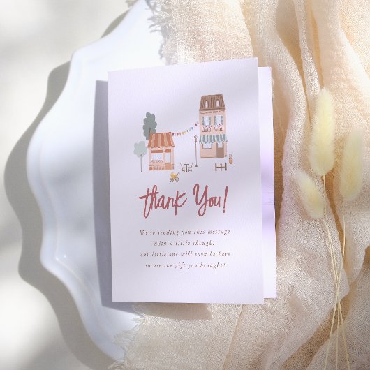 It Takes A Village Baby Shower Thank You Dankeskarte