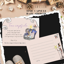 It Takes a Village Baby Shower Time Capsule Card Einladung