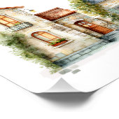 It Takes a Village Baby Shower Welcome Poster (Ecke)