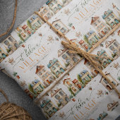 It Takes a Village Baby Shower Wrapping Paper Geschenkpapier