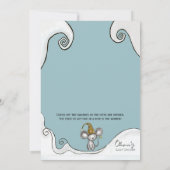 It Takes a Village: Blue Winter Magic Bingo Card Einladung (Rückseite)