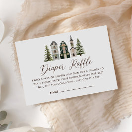 It Takes a Village Christmas Baby Shower Begleitkarte