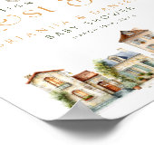 It Takes a Village Guest Book Sign Poster (Ecke)