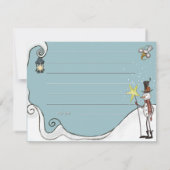 It Takes a Village: Ice Blue Time Capsule Card Einladung (Rückseite)