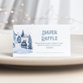 It takes a Village Navy Houses Diaper raffle Begleitkarte