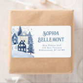 It takes a village night Winter Snow Baby Shower (Insitu)