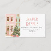 It takes a Village Pink Houses Diaper raffle Begleitkarte (Vorderseite)