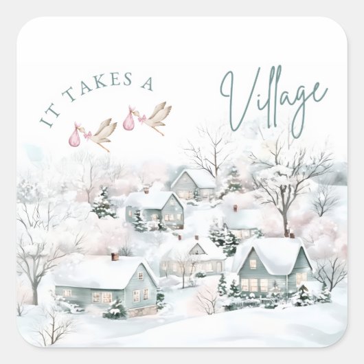 it takes a village stickers (Vorderseite)