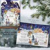 It Takes a Village Winter Fairy Storybook Keepsake Karte