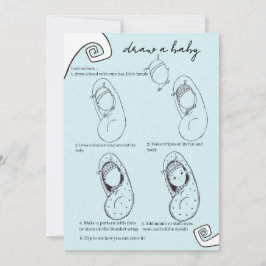 It Takes a Village: Winter Magic -Draw a baby game Einladung