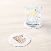 It takes a Village Winter Pink Snow Baby Shower Untersetzer (Vor Ort)