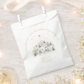 It Takes a Village Winter Wonderland Baby Shower Geschenktütchen (Ausgeschnitten)