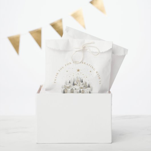 It Takes a Village Winter Wonderland Baby Shower Geschenktütchen (Party)