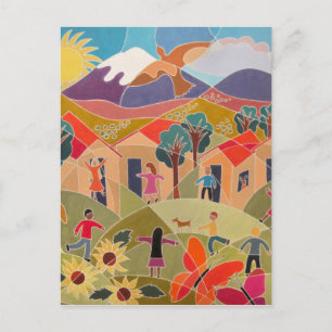 It Takes in Village Postkarte