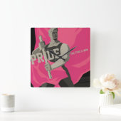 It Takes No... Pride Square Wall Clock Quadratische Wanduhr (Zuhause)