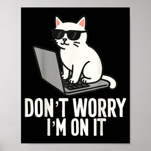 IT-Tech-Humor Arbeitsplatz-Meme Help Desk-Speziali Poster (Vorne)