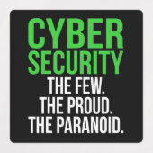 IT-Tech-Software für Cybersicherheit-Computer Etiketten (Design 1)