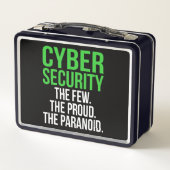 IT-Tech-Software für den Cybersicherheitscomputer Metall Brotdose (Rückseite)
