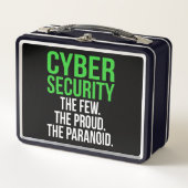 IT-Tech-Software für den Cybersicherheitscomputer Metall Brotdose (Vorderseite)