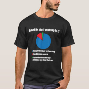 IT Tech-Support Technologie-Nerds Geek Computer T-Shirt