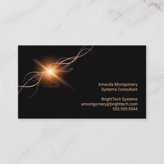 IT Technischer Berater Beruflich Visitenkarte (Vorderseite)