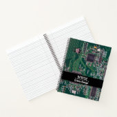 IT-Technologie des PC-Mainboards Notizblock (Innenseite)