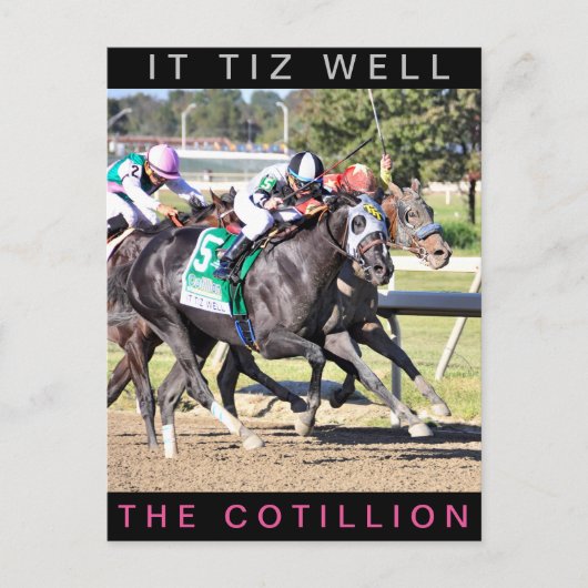 It Tiz Well - The Cotillion Gewinner Postkarte (Vorderseite)