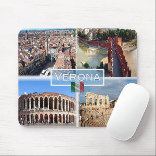 IT Verona - Arena Interne - Castelvecchio Bridg Mousepad