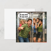 It was me funny elevator fart humour flat (Vorne/Hinten)