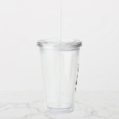 It Wasn't Meow Cute Fluffy Kitten Acryltrinkbecher (Rechts)