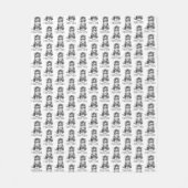 It Wasn't Meow Cute Fluffy Kitten Fleecedecke (Vorderseite)