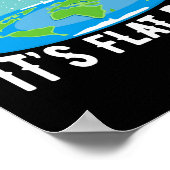It X27 S Flat Bro Funny Flat Earth Society T Shi T Poster (Ecke)