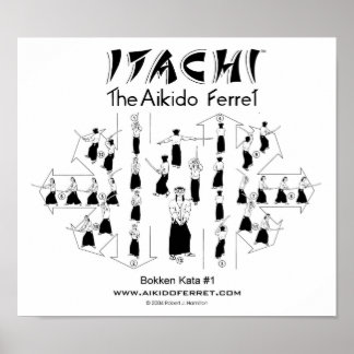 Itachi Bokken Kata #1 Poster