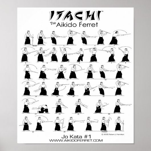 Itachi Jo Kata #1 Poster (Vorne)