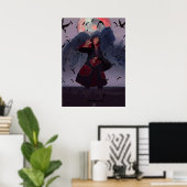 Itachi uchiha Akatsuki Poster (Heimbüro)