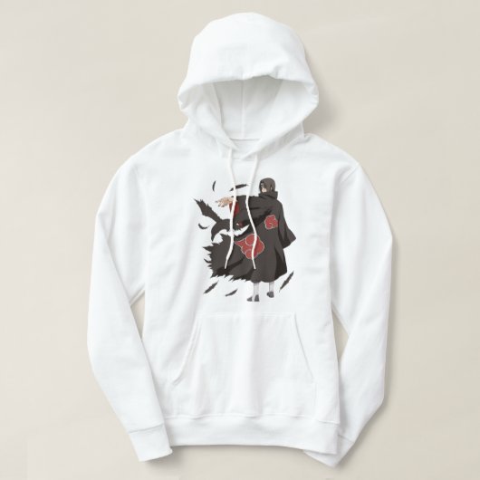 Itachi Uchiha Sharingan Hoodie – Ninja Geist Desi (Design vorne)