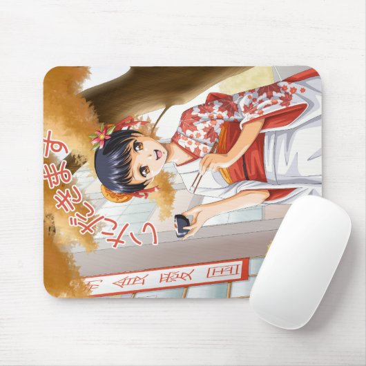 Itadekimasu Mousepad (Mit Mouse)