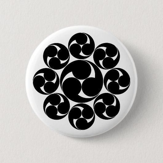 Itakura swirl (Jinuki) Button (Vorderseite)